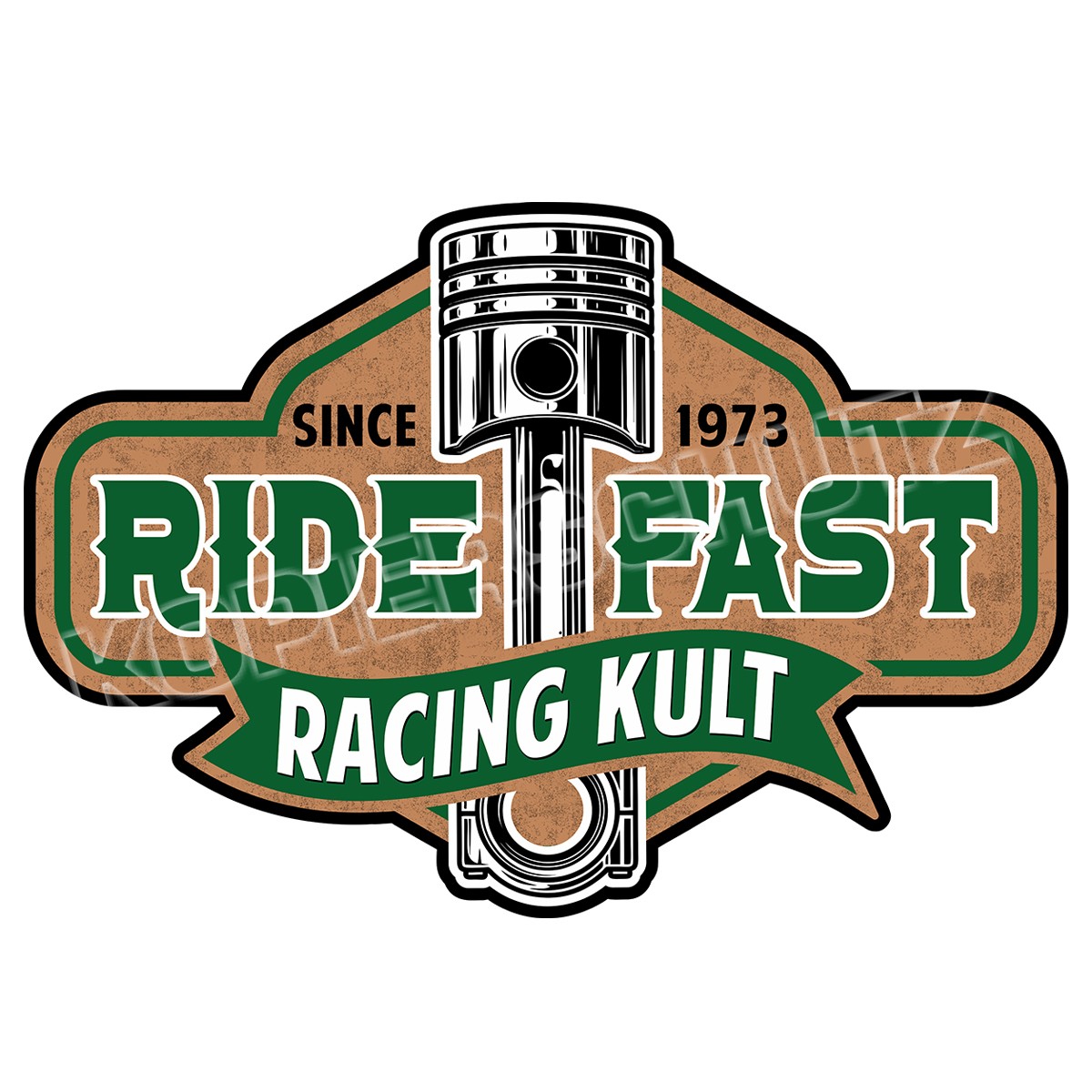 Racing Kult Ride Fast Sticker - Aufkleber