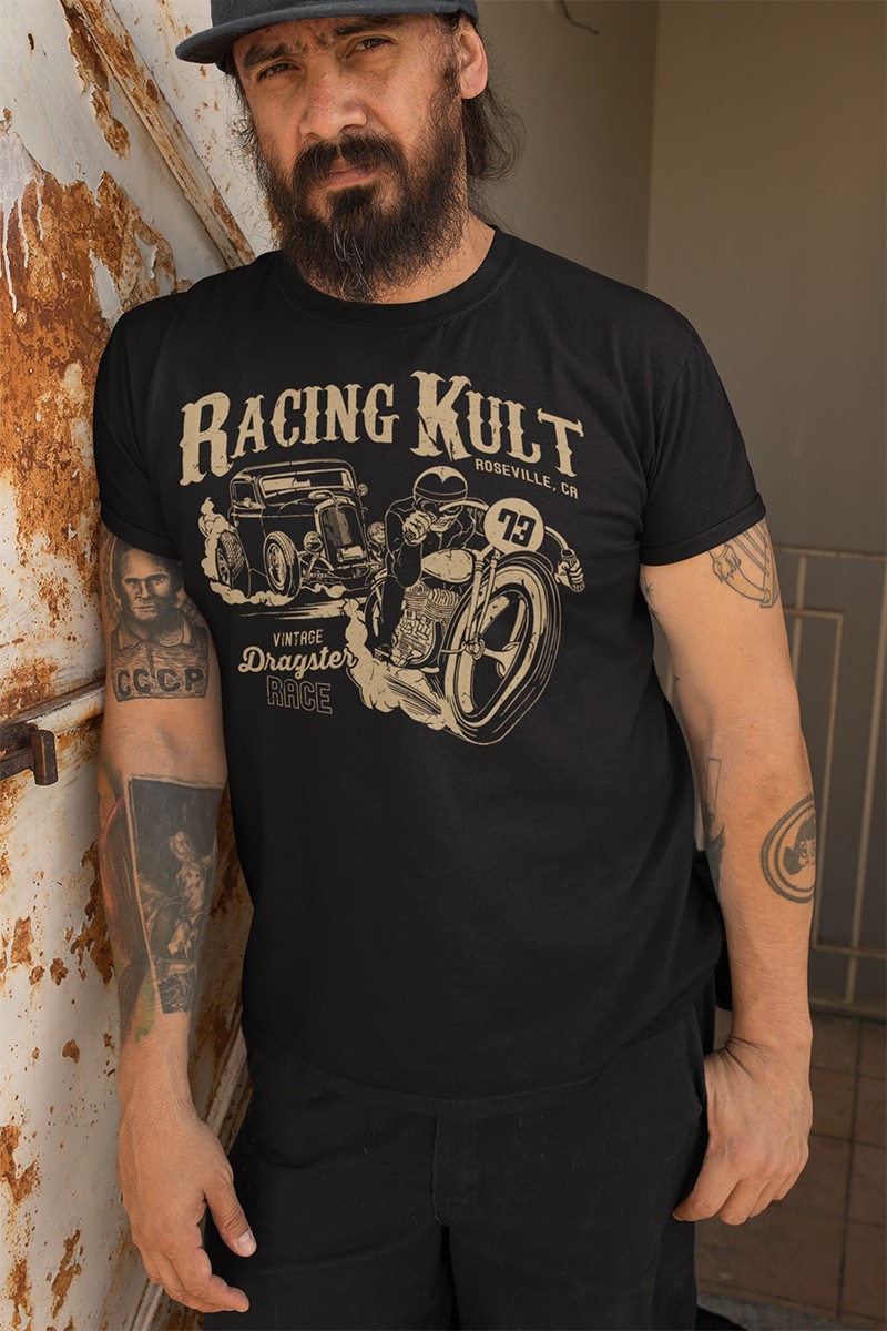 Racing Kult T-Shirt Vintage Dragster Race